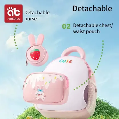 Sac à Dos Bébé Rose Léger