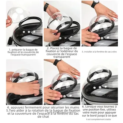Sac à Dos Bulle pour Chat
