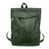 Sac à Dos Coréen Simili Cuir — Vert