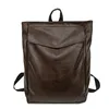 Sac à Dos Coréen Simili Cuir — Marron
