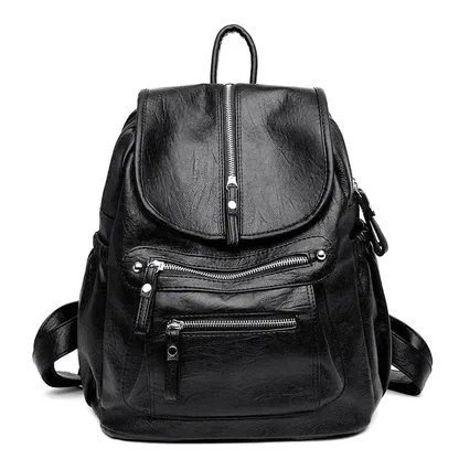 Sac à Dos de Ville Femme en Cuir