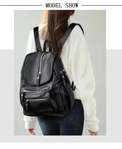 Sac à Dos de Ville Femme en Cuir