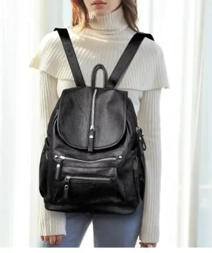 Sac à Dos de Ville Femme en Cuir