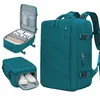 Sac à dos de voyage 20L à 35L — Vert Bleu