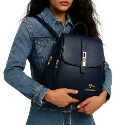 Sac à dos en cuir élégant