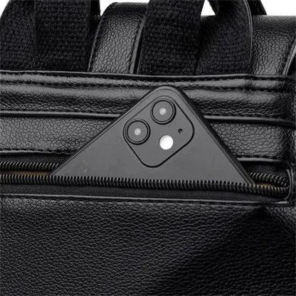 Sac à dos en cuir élégant