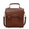 Sac à Dos Femme Carré — Marron
