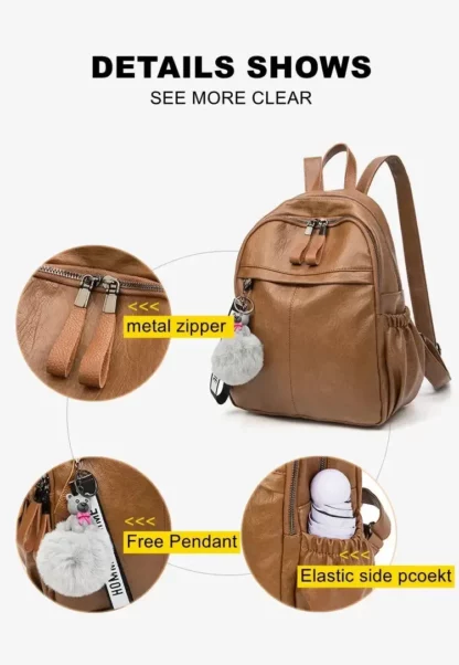 Sac à Dos Femme de Ville en Cuir