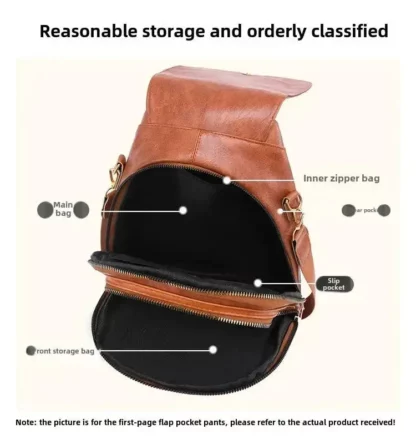 Sac à Dos Femme Élegant en Cuir