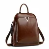 Sac à Dos Femme en Cuir Artisanal — Café