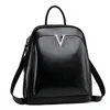 Sac à Dos Femme en Cuir Artisanal — Noir