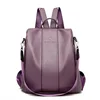Sac à Dos Femme en Cuir de Luxe — Violet