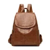 Sac à Dos Femme en Cuir Vegan — Marron