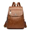 Sac à Dos Femme en Cuir Véritable — Marron