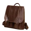 Sac à Dos Femme Vintage en Cuir — Café