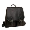 Sac à Dos Femme Vintage en Cuir — Noir