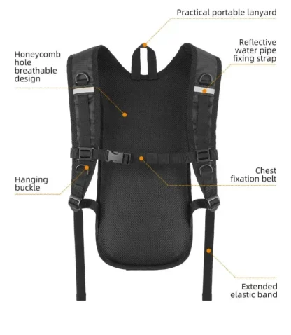 Sac à Dos Gourde avec Paille pour le Vélo