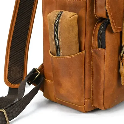 Sac à dos homme cuir vintage