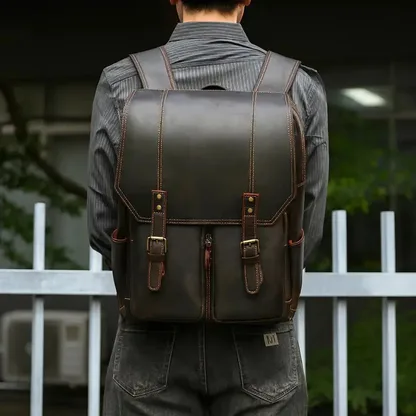 Sac à dos homme cuir vintage