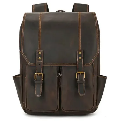 Sac à dos homme cuir vintage