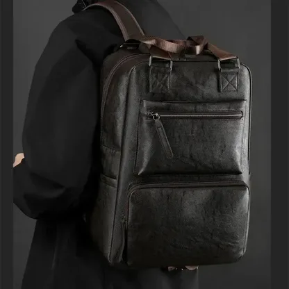 Sac à dos homme en simili cuir souple