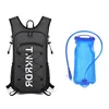 Sac à Dos Hydratation Sport Loisir — Noir avec Gourde et Paille 2L