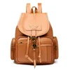 Sac à dos imperméable femme — Marron Clair