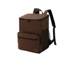 Sac à Dos Isotherme Grande Capacité — Marron