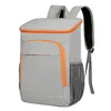 Sac à dos isotherme imperméable 30L — Gris et Orange