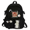 Sac à dos kawaii pour fille — Noir