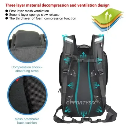 Sac à Dos Moto Accrochable sur Porte Bagage