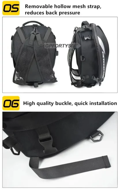 Sac à Dos Moto Extensible