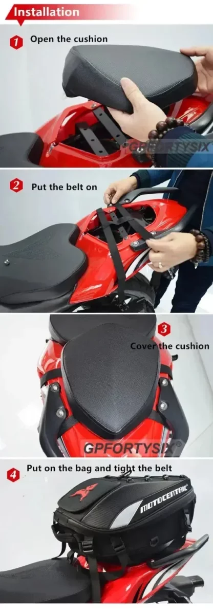 Sac à Dos Moto Extensible