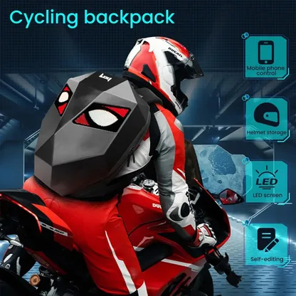 Sac à dos moto LED