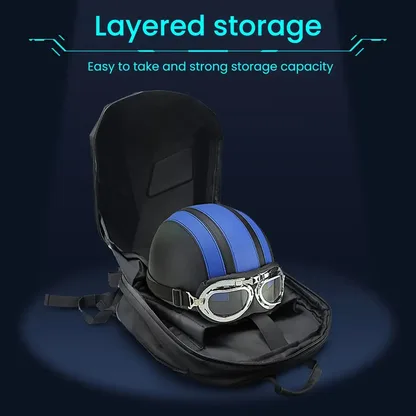 Sac à dos moto LED