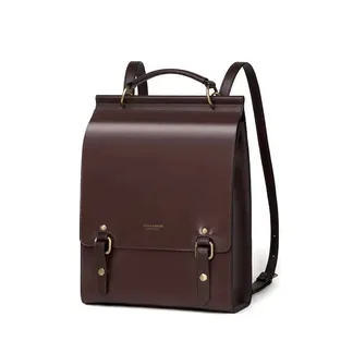 Sac à Dos Rigide en Vrai Cuir