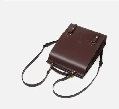 Sac à Dos Rigide en Vrai Cuir