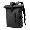 Sac à Dos Roll Top Extensible — Noir