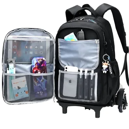 Sac à dos scolaire à roulettes