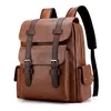 Sac à Dos Simili Cuir Homme — Marron contrasté