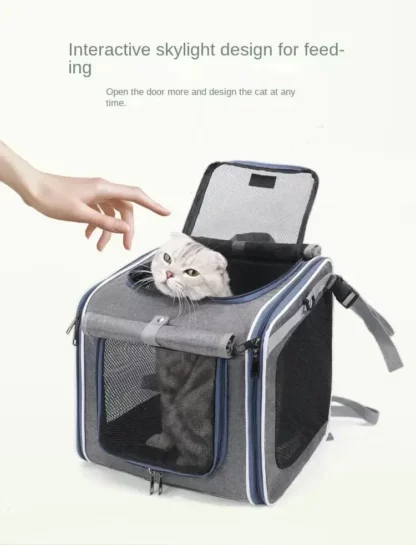 Sac à Dos Transport Chat pour Vélo