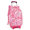 Sac à dos trolley fille — 2 Roues Rose
