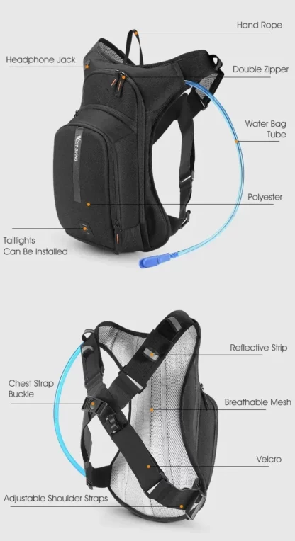 Sac à Dos Vélo avec Eau