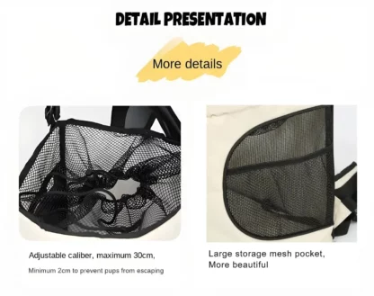 Sac à Dos Ventral pour Chat